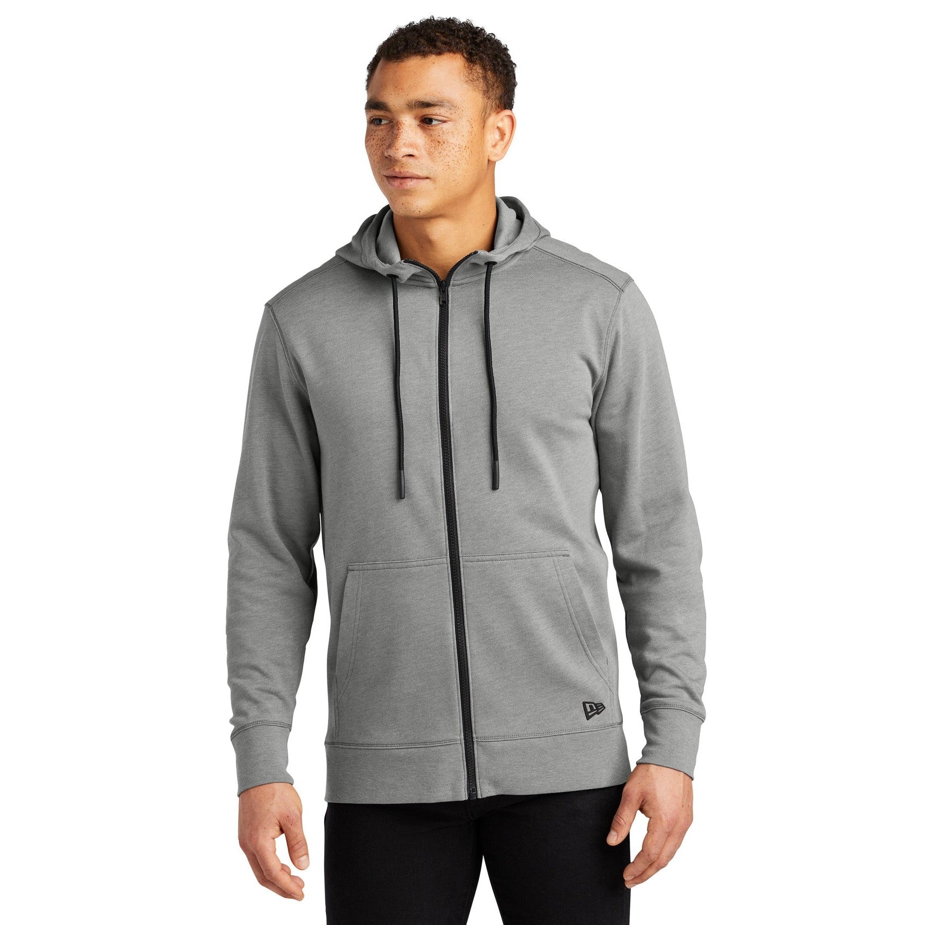 New Era-New Era ® Tri-Blend Fleece Full-Zip HoodieNEA511-MedTech-3